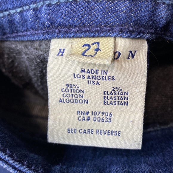 Hudson Boot Cut Jeans with Triangle Flap Back Pocket - Picture 5 of 6